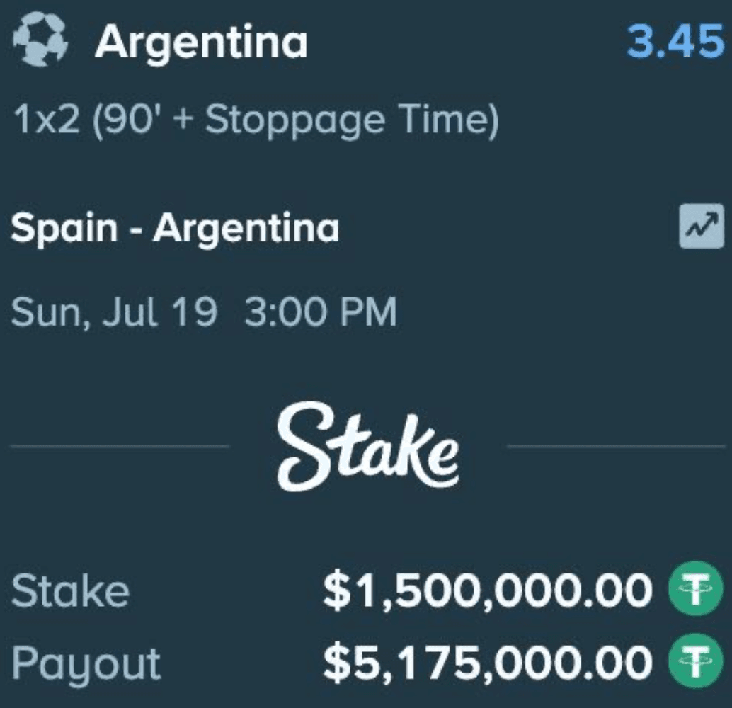 Drake World Cup Bet