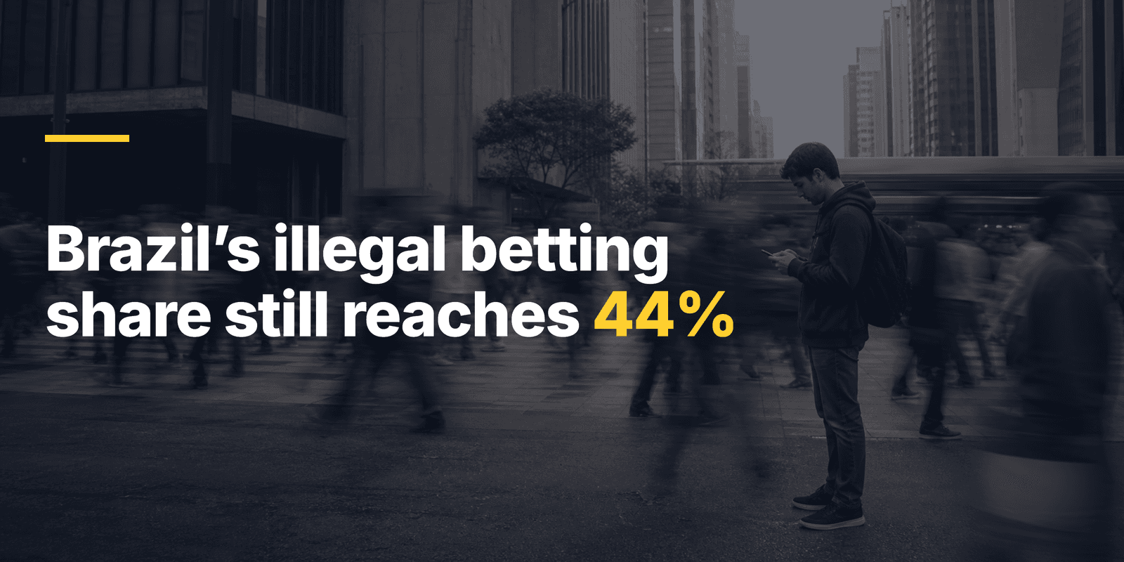 Header image: Brazil illegal betting share still reaches 44%