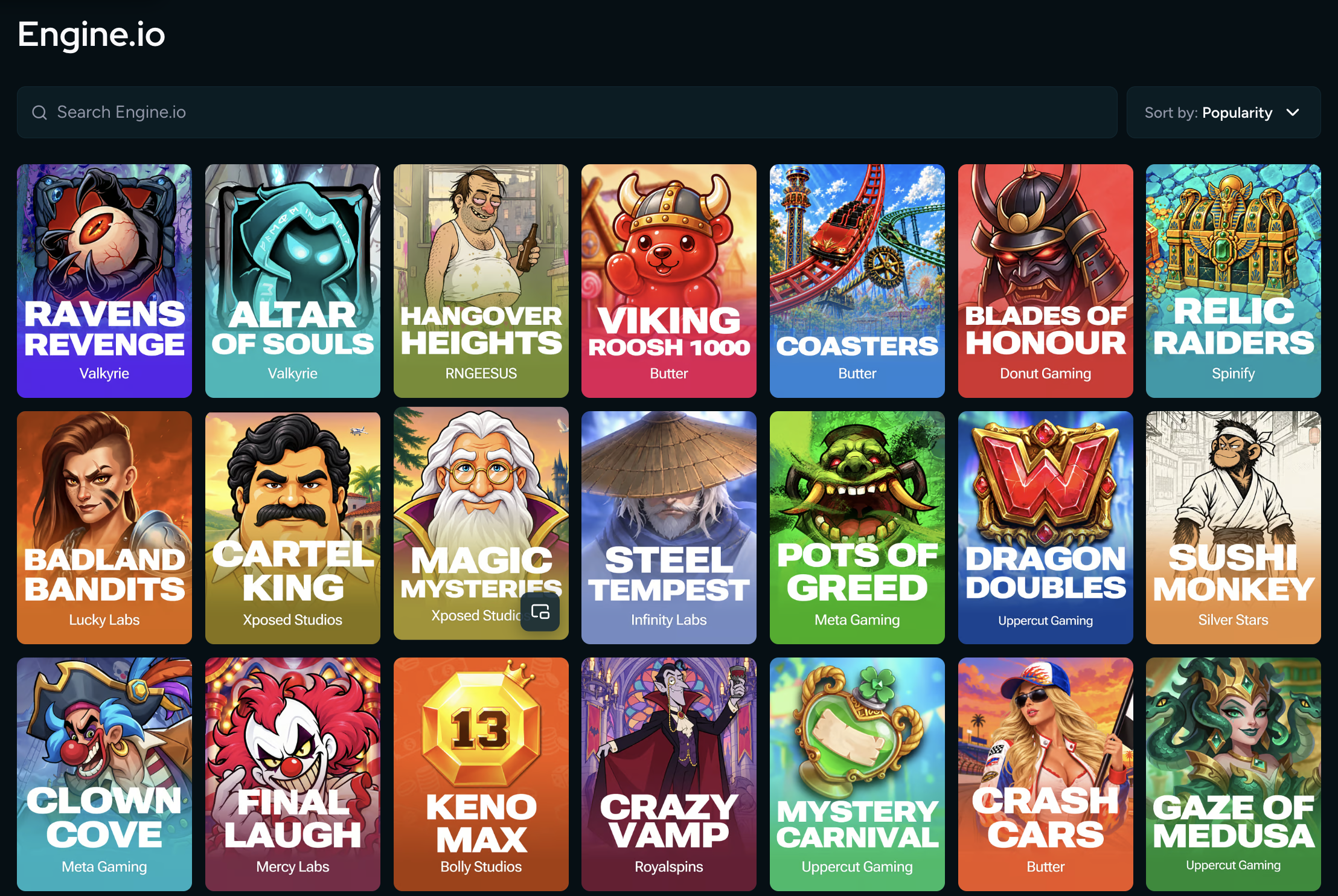 Housebets Engine page