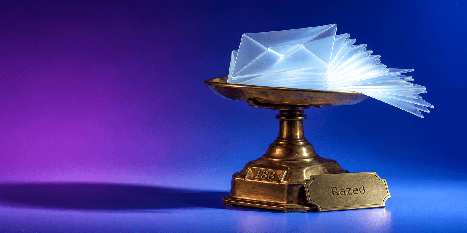 Header image (style 3): Razed Exposes 183 VIP Email Addresses, Calls It Human Error