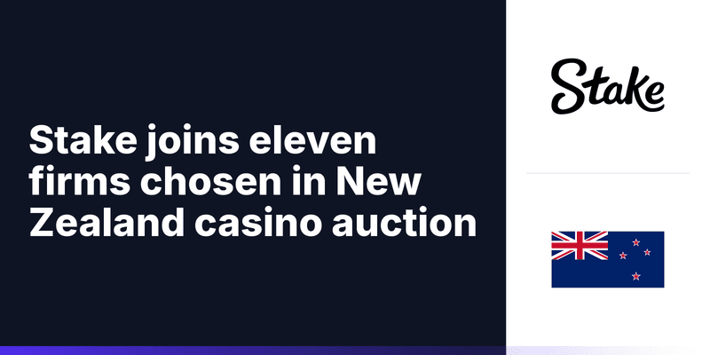 Stake Wins Right to Apply for a New Zealand Online Casino License