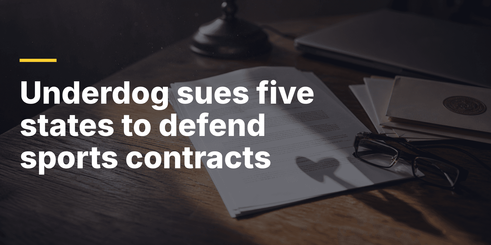 Header image (style 1): Underdog Sues Five States Over Sports Event Contracts