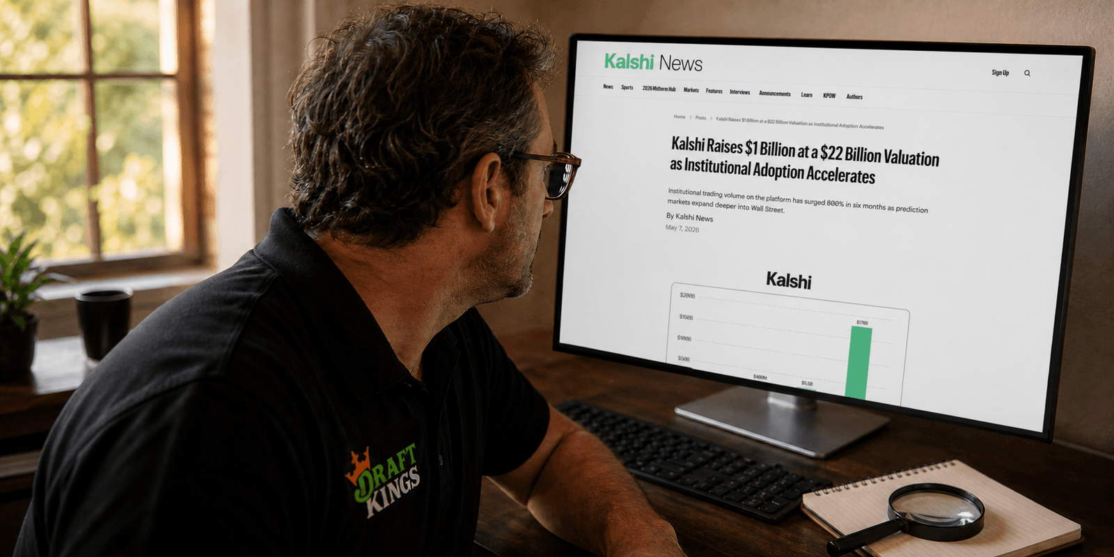 DraftKings Cofounder Says Kalshi Volume Includes Its Own Market Maker
