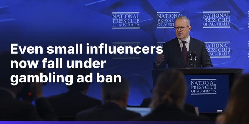 Australia's Celebrity Gambling-Ad Ban Reaches Small Influencers Too