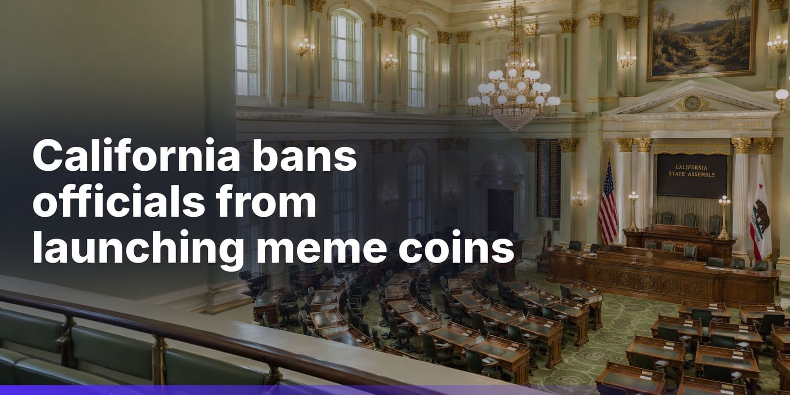 California Bans Public Officials From Issuing Meme Coins