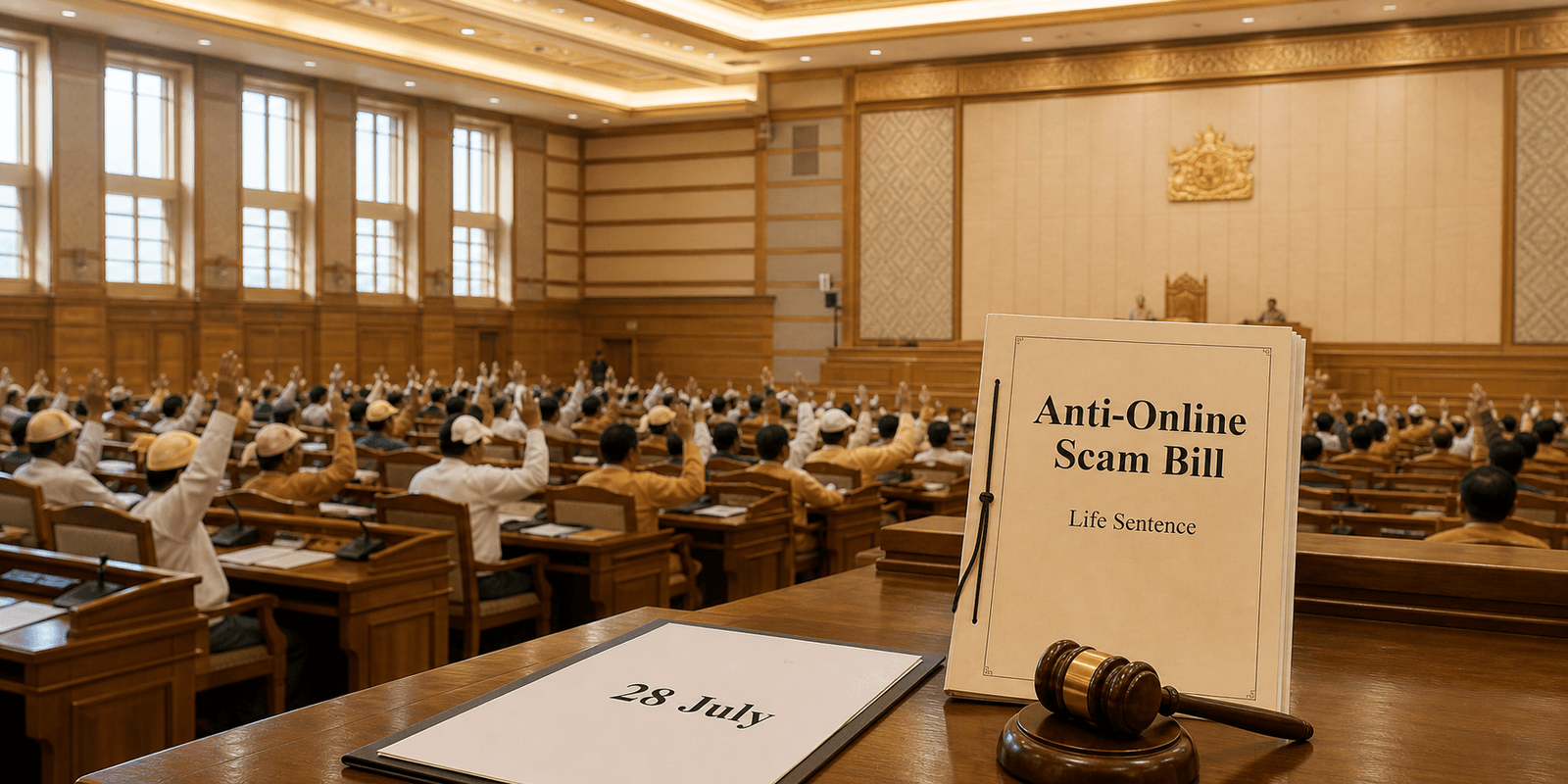 Myanmar Passes Law Setting Life Terms for Crypto Scam Centers