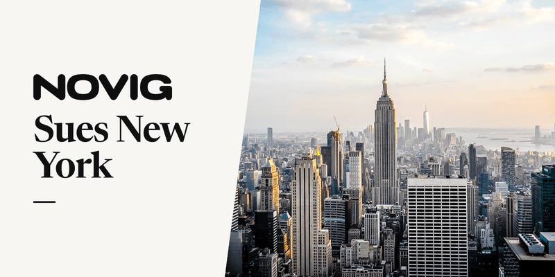 Novig Sues New York a Day After Launching in 47 States