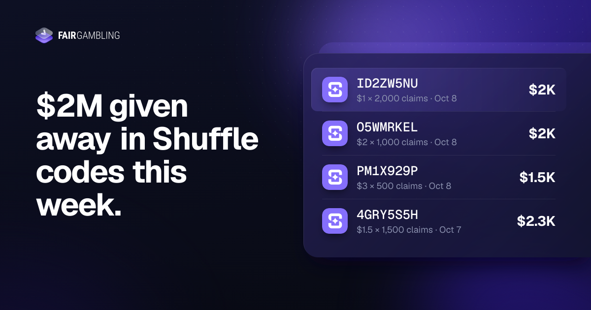 Shuffle Promo Code 2026: Deposit Bonus & Referral Code